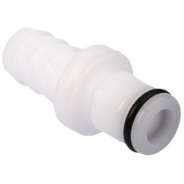 1 pcs - Colder Products Hose Connector, Straight Hose Tail Coupling 3/8in ID, 8.3 bar