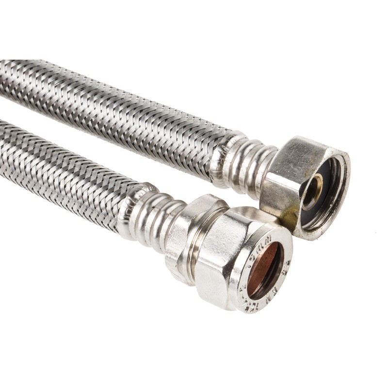 1 pcs - RS PRO Hose Assembly 15mm to Female BSP 1/2in, 900mm Long