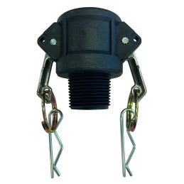 1 pcs - RS PRO Hose Connector, Straight Camlock Coupling, BSP 1in 1in ID