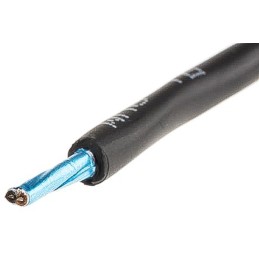 1 Reel of 30 M - Alpha Wire Xtra-Guard 2 Control Cable, 2 Cores, 0.81 mm², Screened, 30m, Black PE Sheath, 18 AWG