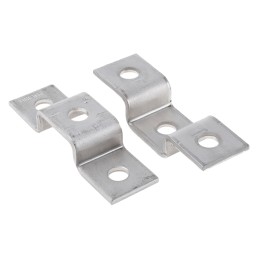 5 pcs - Stainless Steel U Shape Bracket 3 Hole, 长137 mm，适合21 x 41 mm槽架
