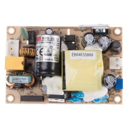 1 pcs - MEAN WELL Switching Power Supply, RPS-30-12, 12V dc, 2.5A, 30W, 1 Output, 80 - 264V ac Input Voltage