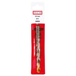 1 pcs - Dormer A002S Series HSS-TiN Twist Drill Bit, 10mm Diameter, 133 mm Overall