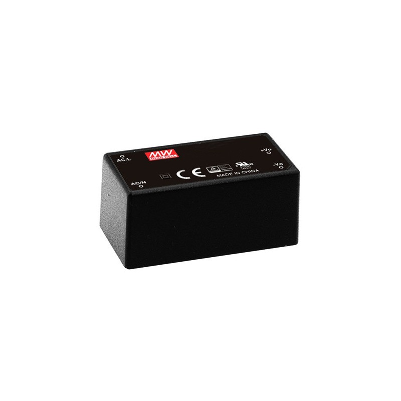 1 pcs - MEAN WELL Switching Power Supply, IRM-20-5, 5V dc, 4A, 20W, 1 Output, 120 - 370 V dc, 85 - 264 V ac Input