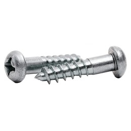 100 pcs - RS PRO Steel Wood Screw Zinc, 1 1/4in Length
