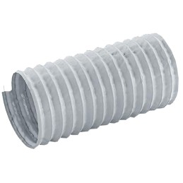 1 pcs - Contitech Grey PET, PVC Reinforced Flexible Ducting, 12m, 76mm Bend Radius