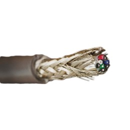 1 Reel of 30 M - Alpha Wire Twisted Pair Data Cable, 4 Pairs, 0.14 mm², 8 Cores, 26 AWG, Screened, 30m, Grey Sheath