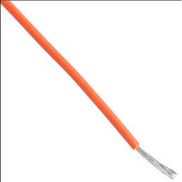 1 Reel of 304 M - Alpha Wire Orange 1.32 mm² Hook Up Wire, 16 AWG, 26/0.25 mm, 305m, PVC Insulation