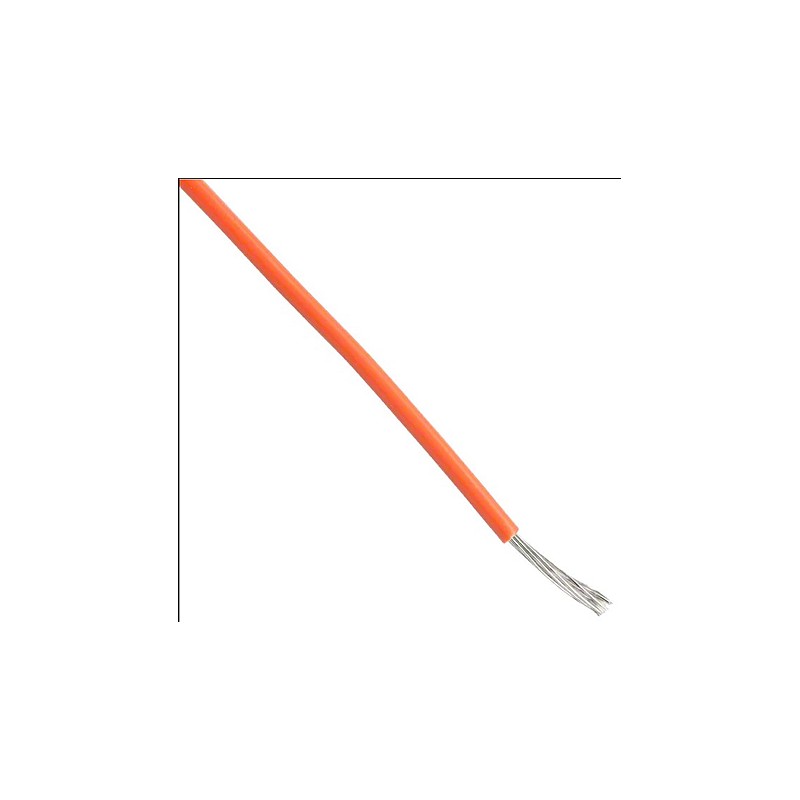 1 Reel of 304 M - Alpha Wire Orange 1.32 mm² Hook Up Wire, 16 AWG, 26/0.25 mm, 305m, PVC Insulation