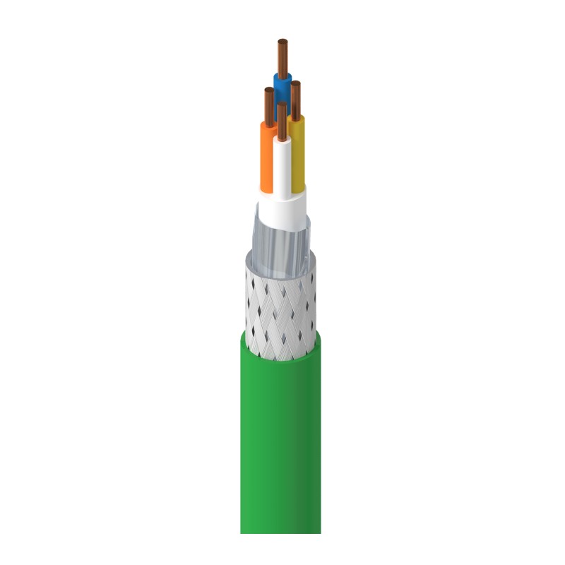 1 Reel of 305 M - Belden Cat5e Unterminated to Unterminated Ethernet Cable, SF/UTP, Green PVC Sheath, 305m, Flame Retardant