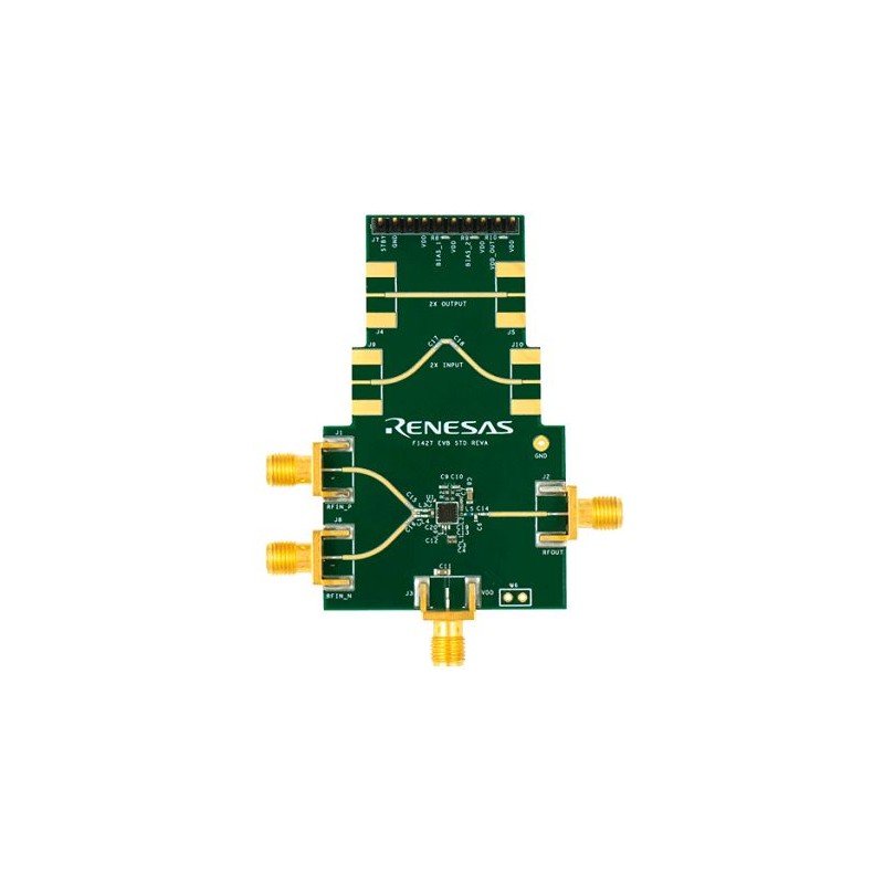 1 pcs - Renesas Electronics Evaluation Board for F1427 3.3GHz - 3.8GHz Frequency Band F1427 RF Amplifier Evaluation Kit