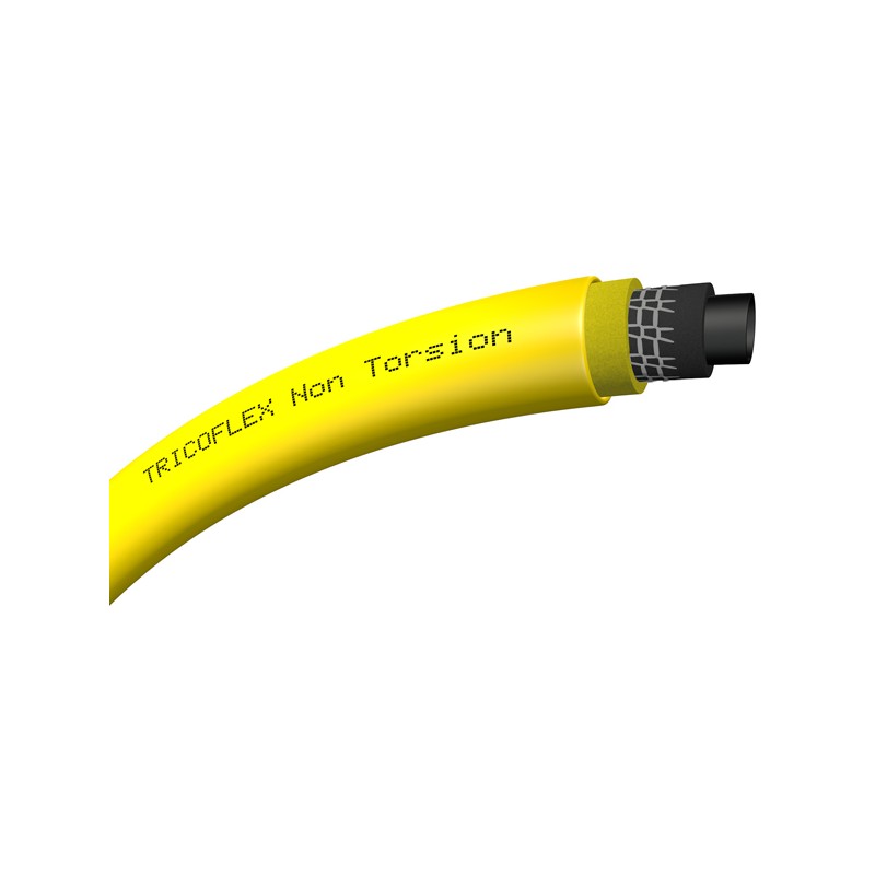 1 pcs - TRICOFLEX Tricoflex PVC, Hose Pipe, 25mm ID, 32.3mm OD, Yellow, 25m