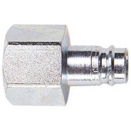 1 pcs - CEJN Steel Female Pneumatic Quick Connect Coupling, G 3/8 Female Threaded