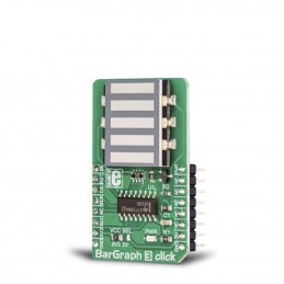 1 pcs - MikroElektronika MIKROE-3264, BarGraph 3 Click mikroBus Click Board With 74HC595