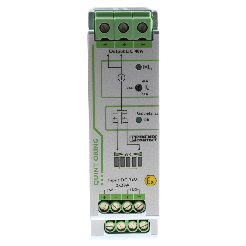 1 pcs - Phoenix Contact Redundancy module, for use with DIN Rail Unit