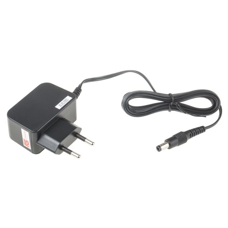 1 pcs - RS PRO 7.5W Plug-In AC/DC Adapter 12V dc Output, 630mA Output