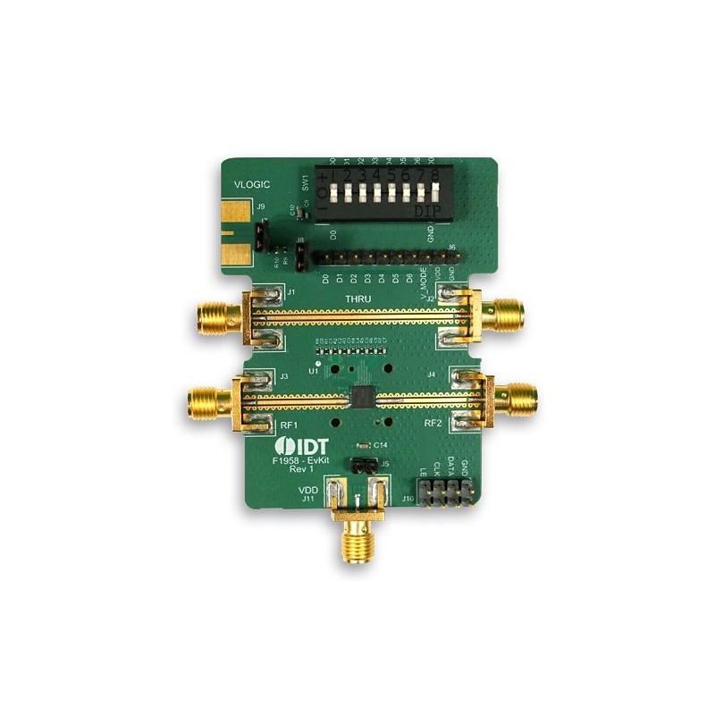 1 pcs - Renesas Electronics Evaluation Board for F1958 7-bit Digital Step Attenuator Digital Attenuator Evaluation Kit for