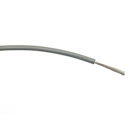 1 Reel of 500 M - RS PRO Grey 0.75 mm² Hook Up Wire, 24/0.2 mm, 500m, PVC Insulation