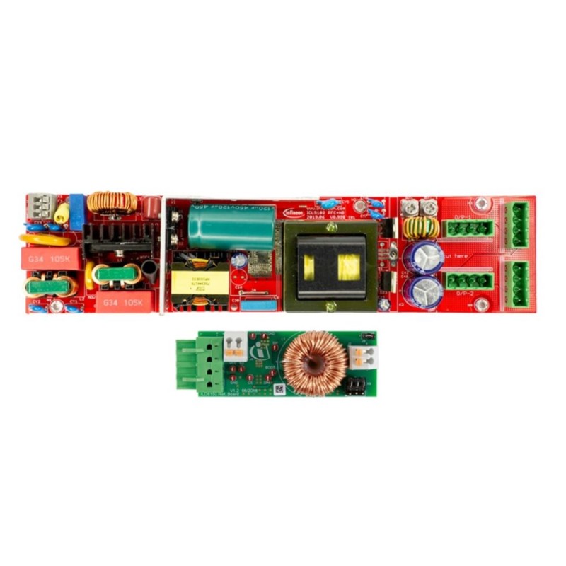 1 pcs - Infineon REFLLCBUCK4CH320WTOBO1, REF-LLC-BUCK-4CH-320W LED Driver Development Board for ICL5102 LED Driver IC
