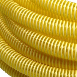 1 pcs - RS PRO Hose Pipe, PVC, 102mm ID, 114.6mm OD, Yellow, 10m