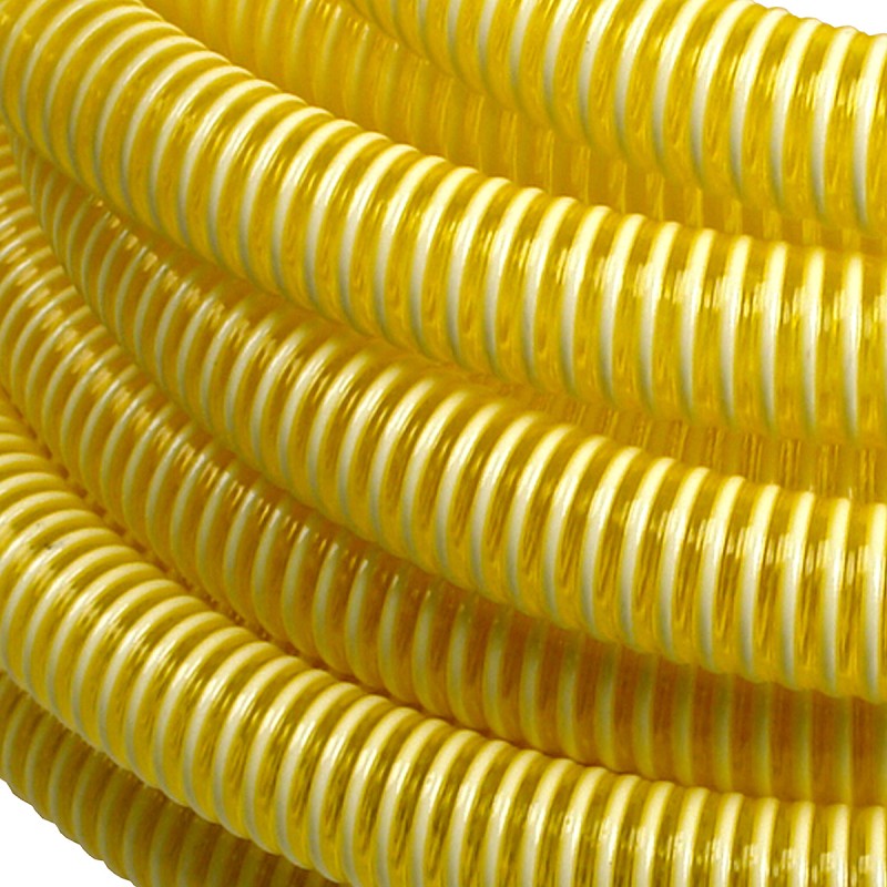1 pcs - RS PRO Hose Pipe, PVC, 102mm ID, 114.6mm OD, Yellow, 10m