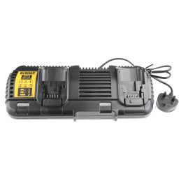 1 pcs - DeWALT DCB132-GB Battery Charger, 20 V, 60 V for use with DeWALT 54V XR Batteries, UK Plug