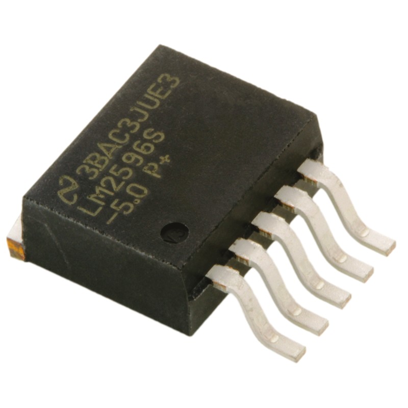 1 pcs - Texas Instruments, LM2596S-5.0/NOPB Step-Down Switching Regulator, 1-Channel 3A 5-Pin, D2PAK