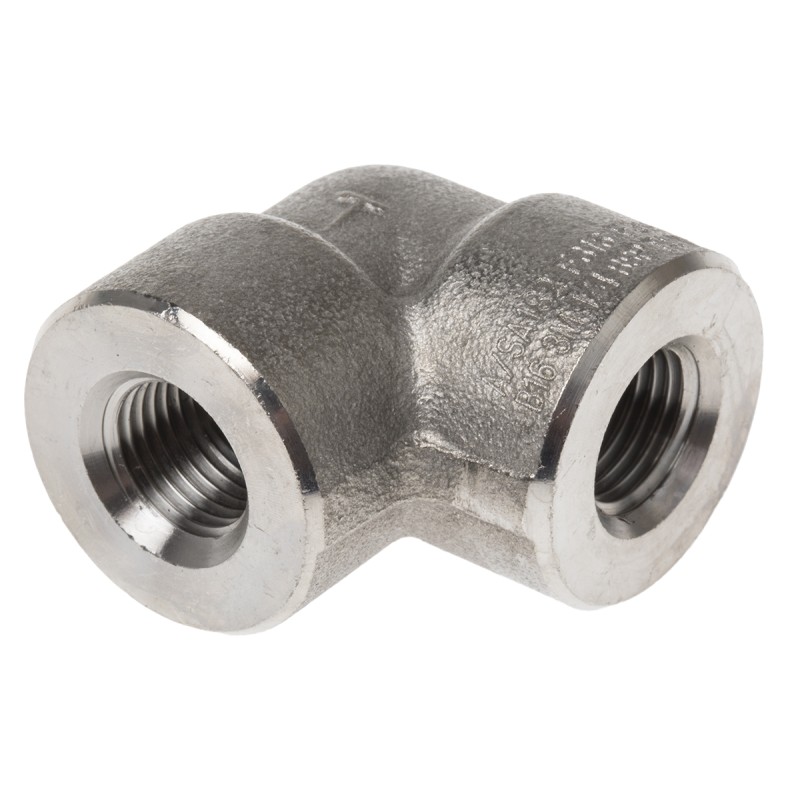 1 pcs - RS PRO Stainless Steel Pipe Fitting, 90° Circular Elbow, Female G 1/4in x Female G 1/4in