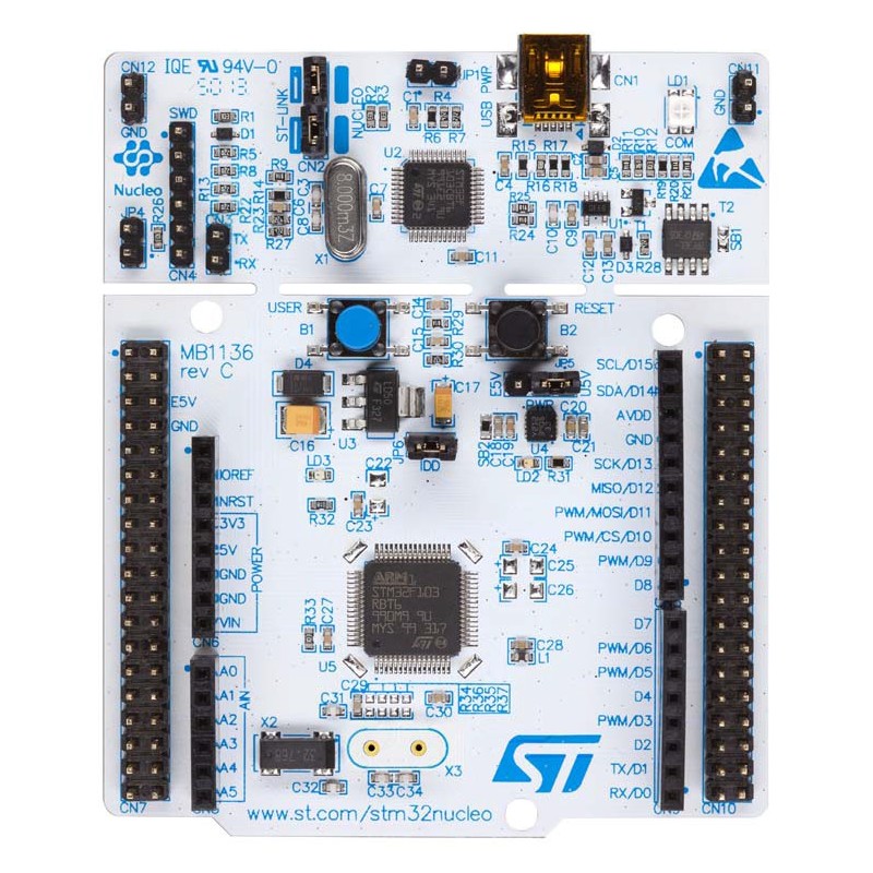 1 pcs - STMicroelectronics STM32 Nucleo-64 MCU Development Board NUCLEO-L010RB