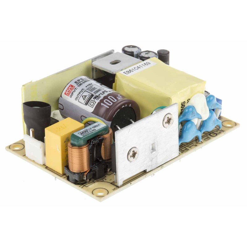 1 pcs - MEAN WELL Switching Power Supply, EPS-45S-15, 15V dc, 3A, 45W, 1 Output, 127 - 370 V dc, 90 - 264 V ac