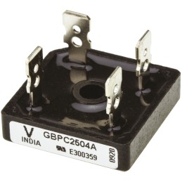1 pcs - Vishay Bridge Rectifier, 25A, 400V, 4-Pin