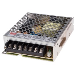 1 pcs - MEAN WELL Switching Power Supply, LRS-100-15, 15V dc, 7A, 105W, 1 Output, 120 - 373 V dc, 85 - 264 V ac