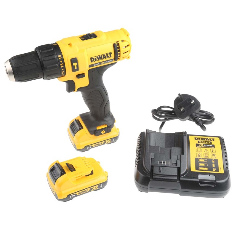 1 pcs - DeWALT XR Keyless 12V Cordless Combi Drill, UK Plug