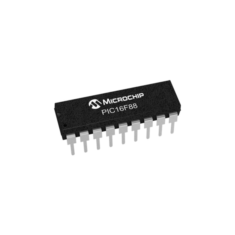 1 pcs - Microchip PIC16LF88-I/P, 8bit PIC Microcontroller, PIC16F, 20MHz, 7.168 kB, 256 B Flash, 18-Pin PDIP