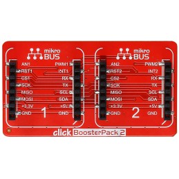 1 pcs - MikroElektronika MIKROE-2381 Shield for use with Texas Instruments LaunchPads
