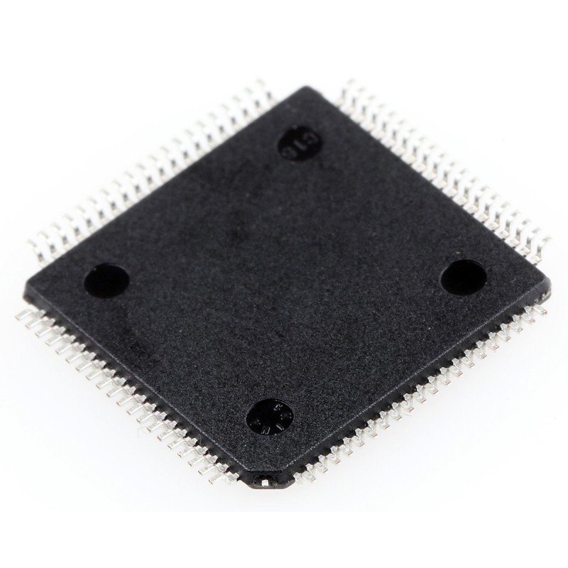 1 pcs - Microchip PIC18F87K22-I/PTRSL, 8bit PIC Microcontroller, PIC18F, 64MHz, 128 kB Flash, 80-Pin TQFP