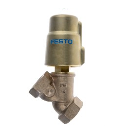 1 pcs - Festo Angle Seat type Pneumatic Valve, BSP 1in, 10 bar
