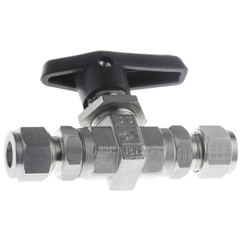 1 pcs - Parker Stainless Steel 2 Way, Ball Valve, 10mm