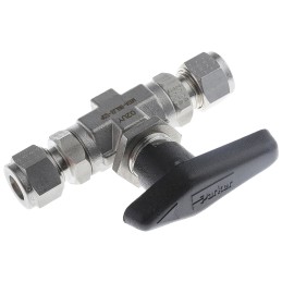 1 pcs - Parker Stainless Steel 2 Way, Ball Valve, 10mm