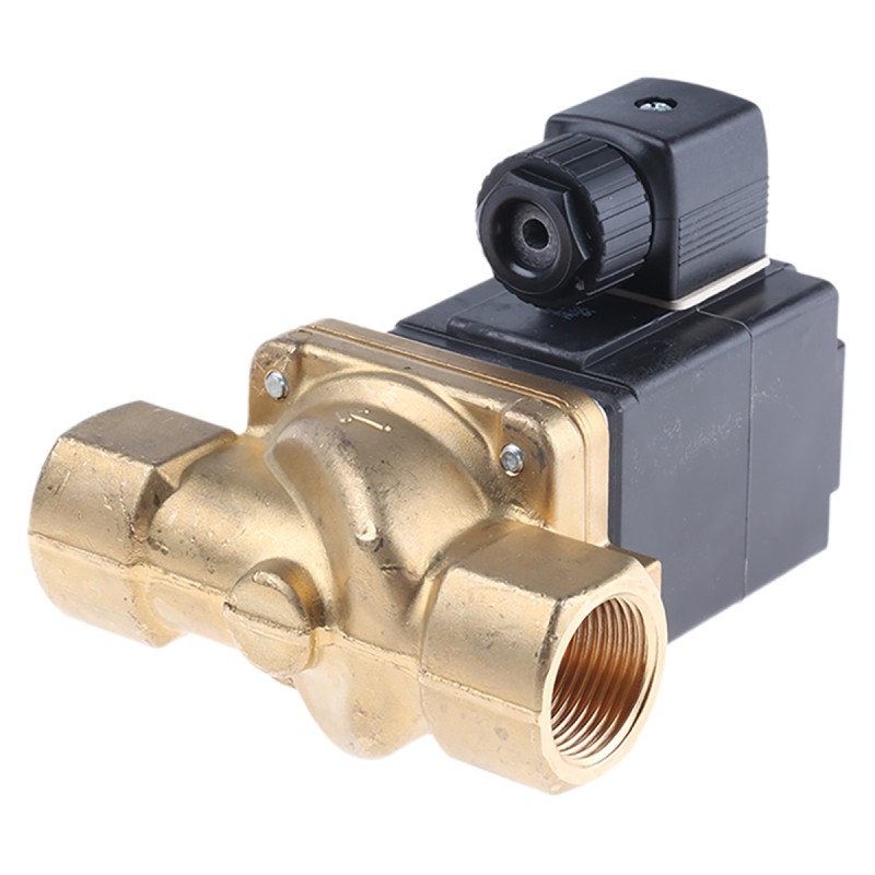 1 pcs - Burkert Solenoid Valve 078724, 2 port(s) , NC, 230 V ac, 3/4in