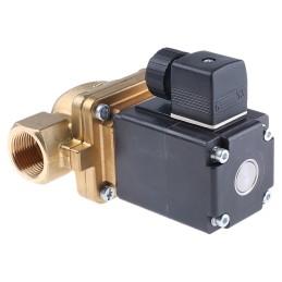 1 pcs - Burkert Solenoid Valve 078724, 2 port(s) , NC, 230 V ac, 3/4in