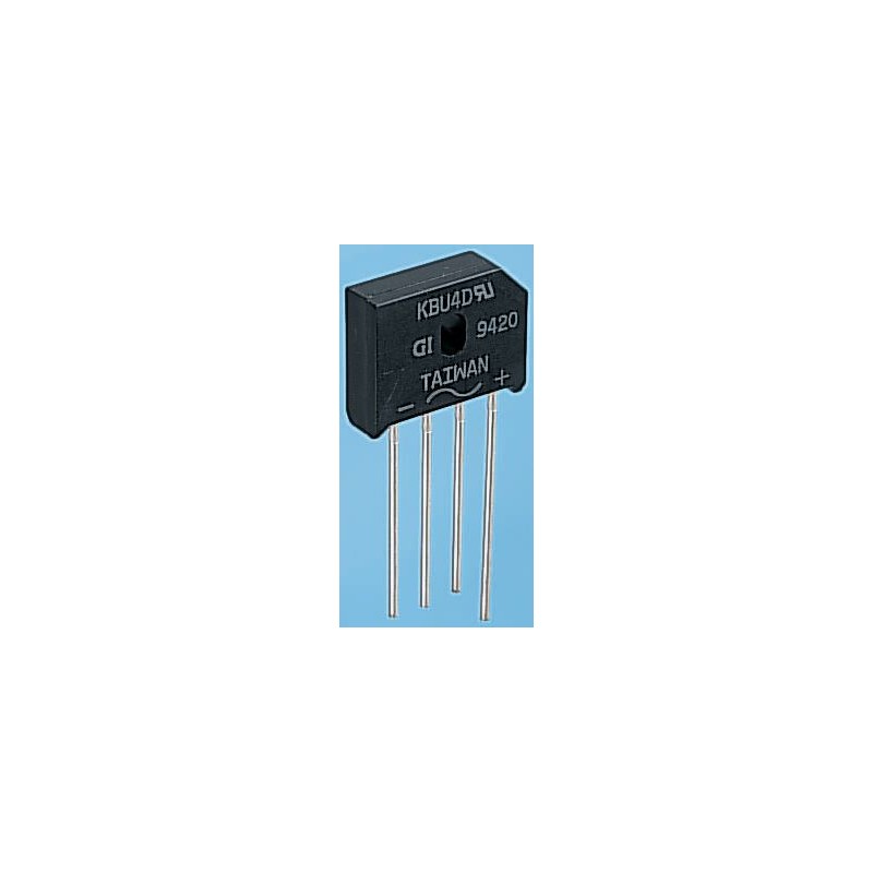 1 pcs - Vishay Bridge Rectifier, 4A, 400V, 4-Pin
