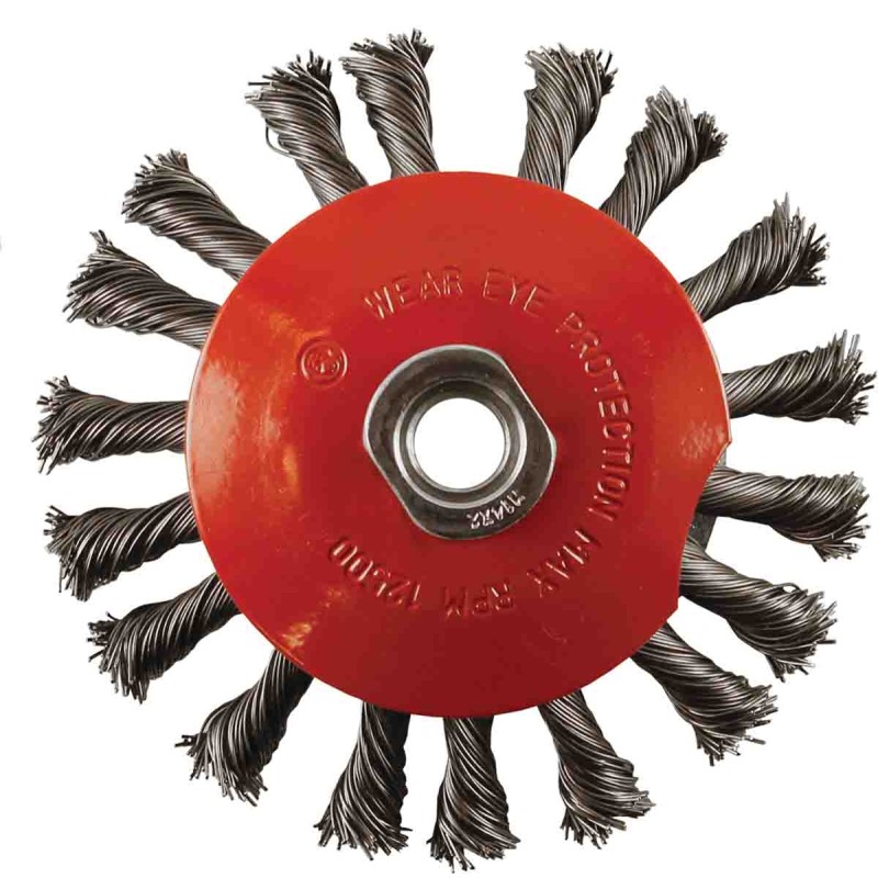 1 pcs - RS PRO Bevelled Abrasive Brush, 100mm Diameter