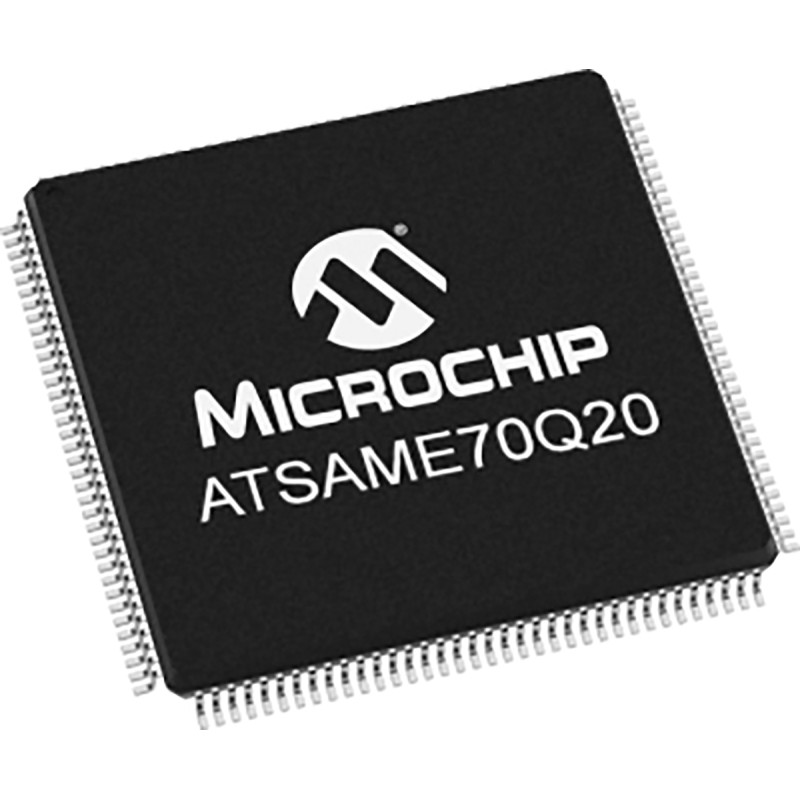 1 pcs - Microchip ATSAME70Q20A-AN, 32bit ARM Cortex M7 Microcontroller, ATSAM, 300MHz, 1.024 MB Flash, 144-Pin LQFP