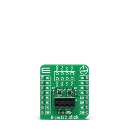 1 pcs - MikroElektronika MIKROE-4241, 8-pin I2C Click Sensor Add-On Board