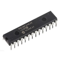 1 pcs - Microchip PIC18F24K22-I/SP, 8bit PIC Microcontroller, PIC18F, 64MHz, 16 kB Flash, 28-Pin SPDIP
