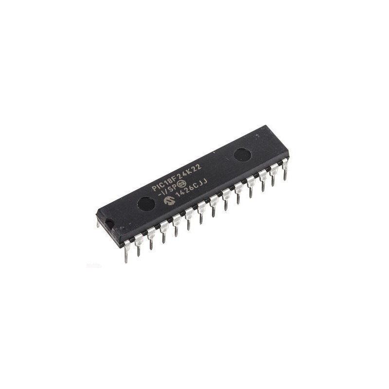1 pcs - Microchip PIC18F24K22-I/SP, 8bit PIC Microcontroller, PIC18F, 64MHz, 16 kB Flash, 28-Pin SPDIP