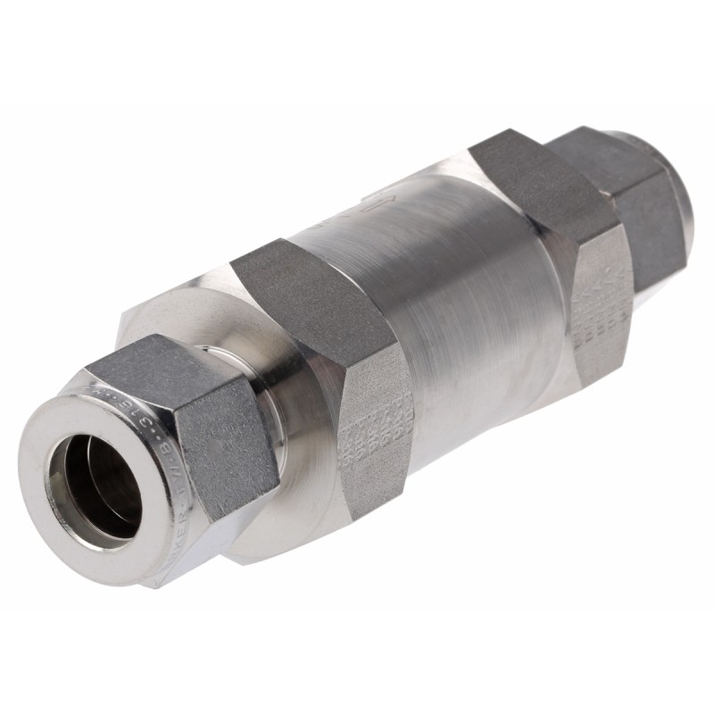 1 pcs - Parker, 1/2 in A-Lok Stainless Steel Inline Water Filter 19.64L/min