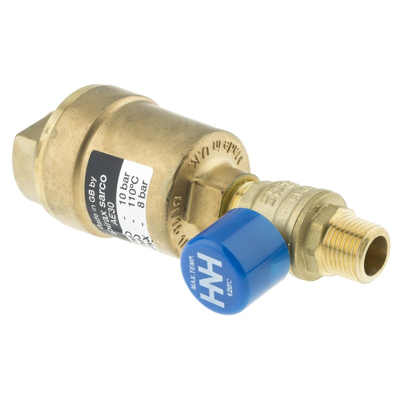 1 pcs - Spirax Sarco Copper Alloy Automatic Air Vent 1/2 in BSP, 1/4 in BSP
