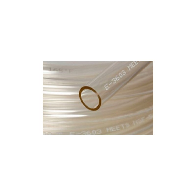 1 pcs - Saint Gobain Tygon® E-3603 Flexible Tubing, TPE, 7.9mm ID, 12.7mm OD, Clear